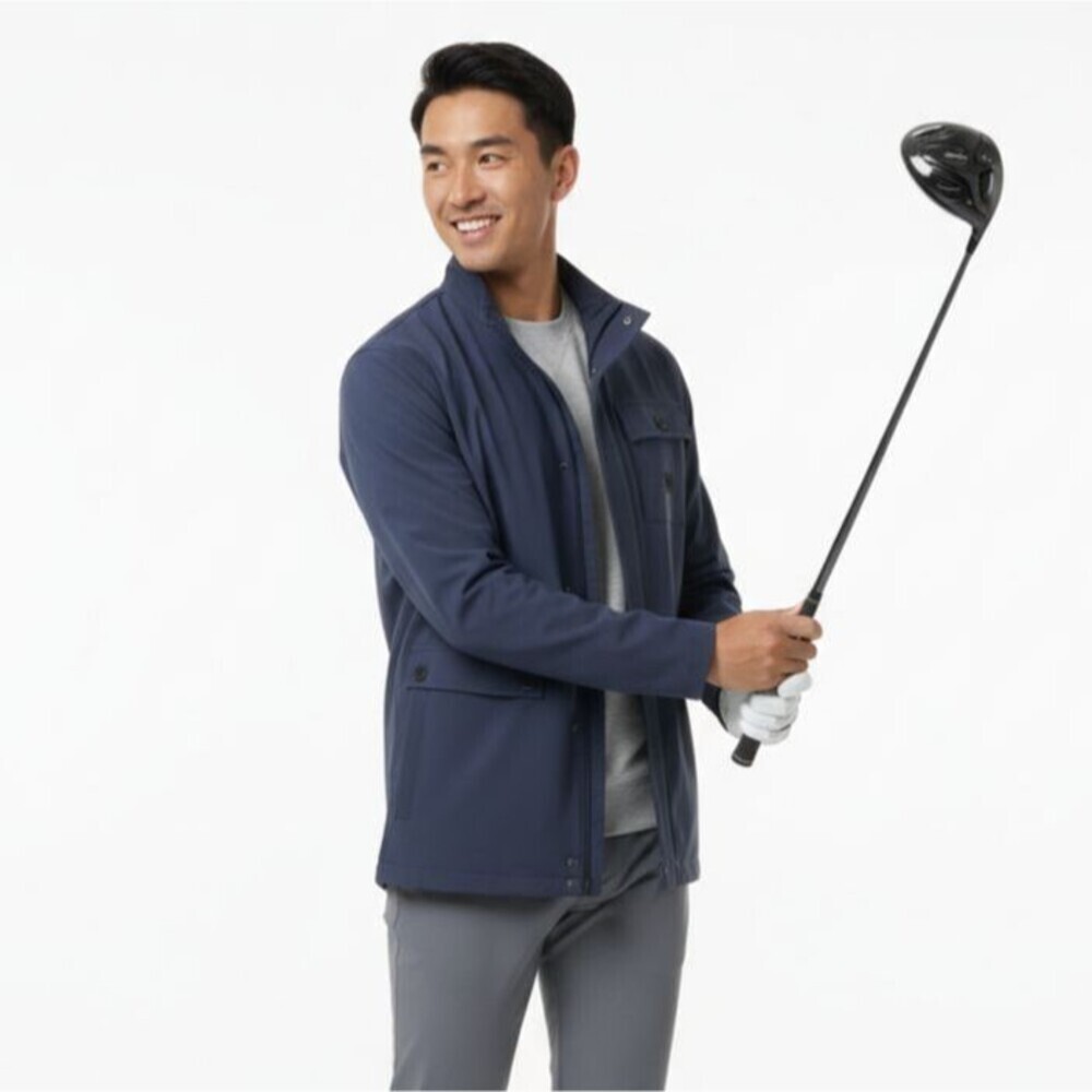 Travis Mathew Horizon Men's Navy Performance Jacket NEW